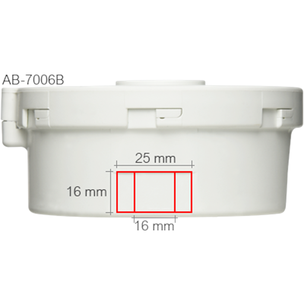 AlteBox-Click 120mm, Kanal Giriş, Beyaz Kamera Buatı