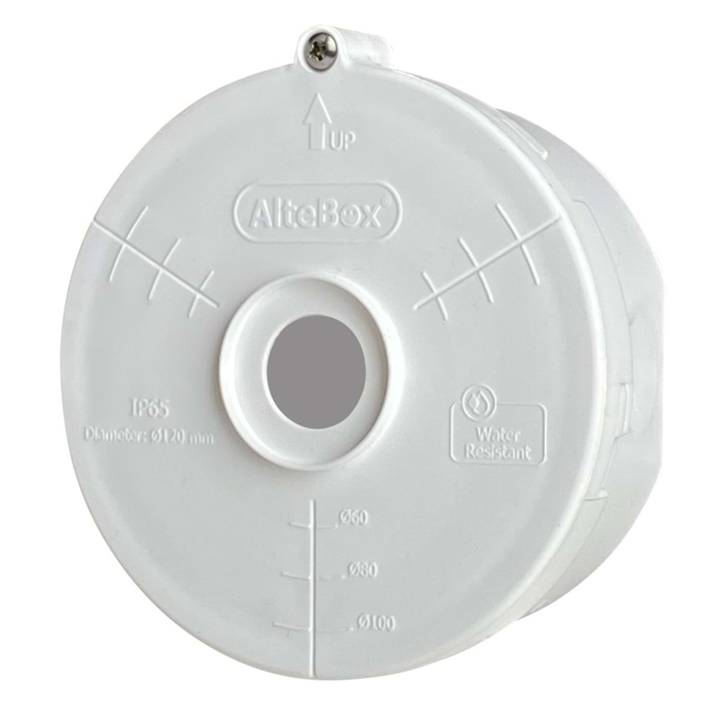 AlteBox-Click 120mm, Kanal Giriş, Beyaz Kamera Buatı