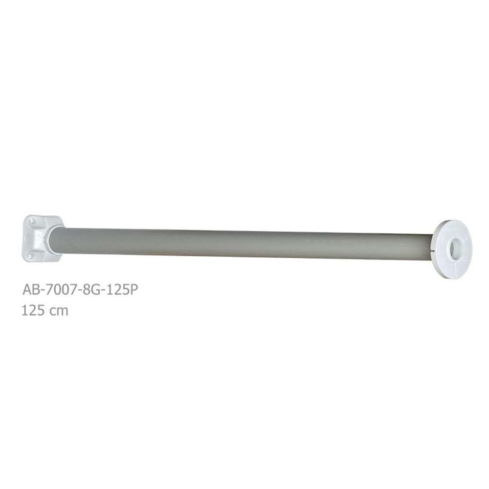 Altebox Acrobat 125cm, uPVC, Uzatma, Açık Gri