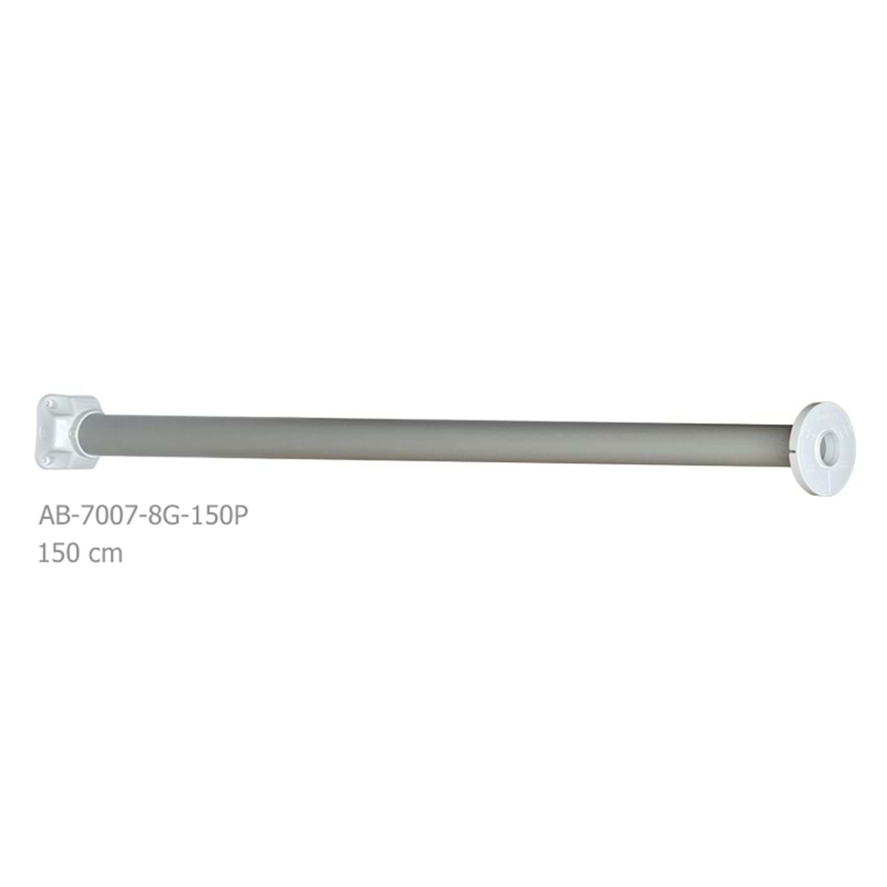 Altebox Acrobat 150cm, uPVC, Uzatma, Açık Gri