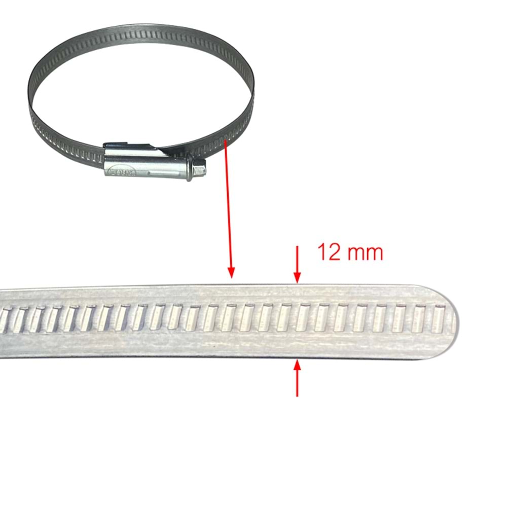 Kelepçe şerit 12mm (AlteBox için) Tork