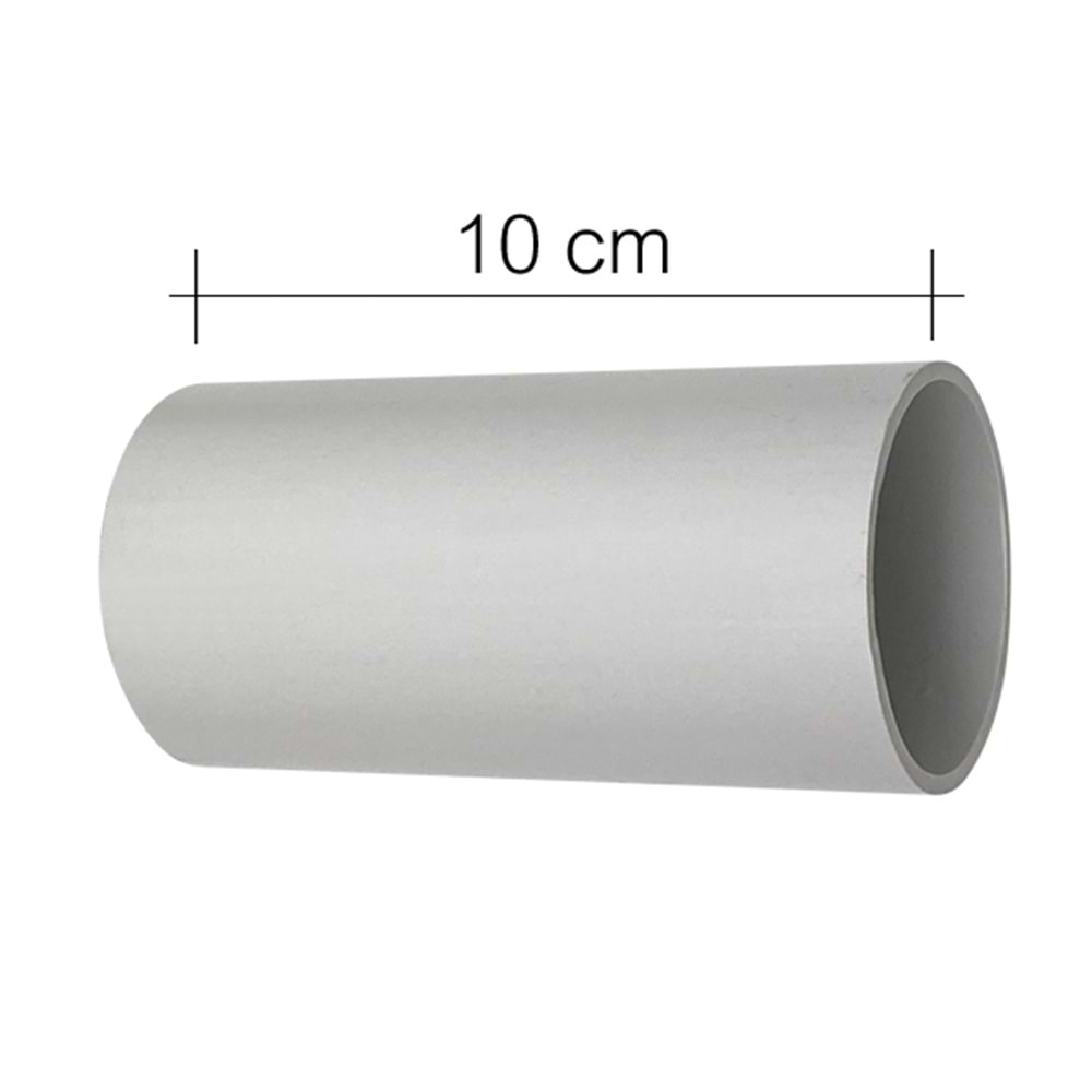Boru 10 cm, uPVC, Ø50mm, 2.5mm et kalınlığı