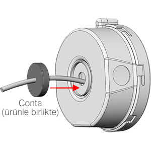 AlteBox-Click 120mm, Kanal Giriş, Beyaz Kamera Buatı