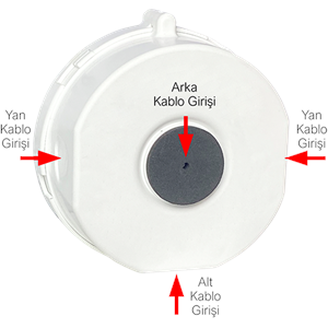 AlteBox-Click 120mm, Kanal Giriş, Beyaz Kamera Buatı