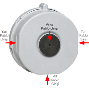 AlteBox-Click 120mm, Kanal Giriş, Gri Kamera Buatı