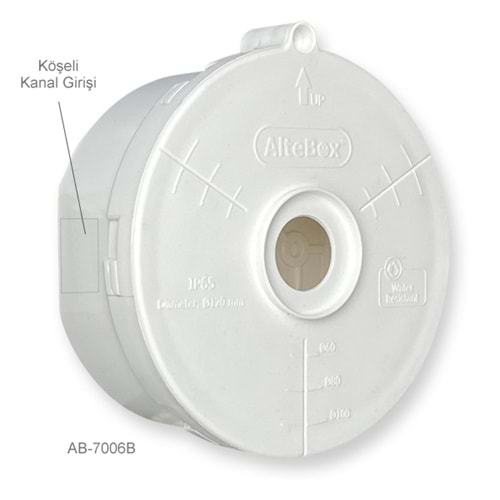 AlteBox-Click 120mm, Kanal Giriş, Beyaz Kamera Buatı