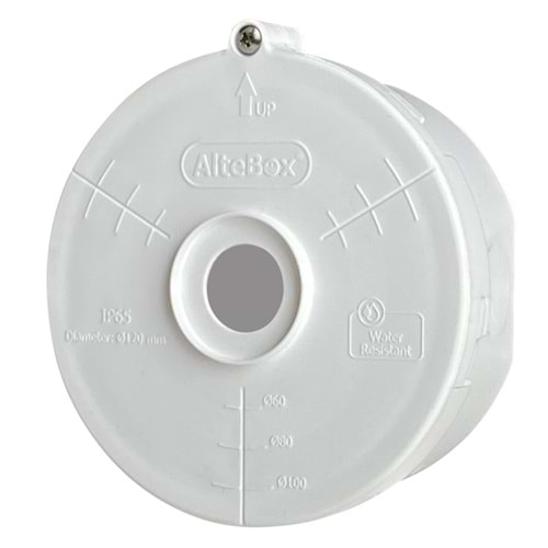 AlteBox-Click 120mm, Kanal Giriş, Beyaz Kamera Buatı