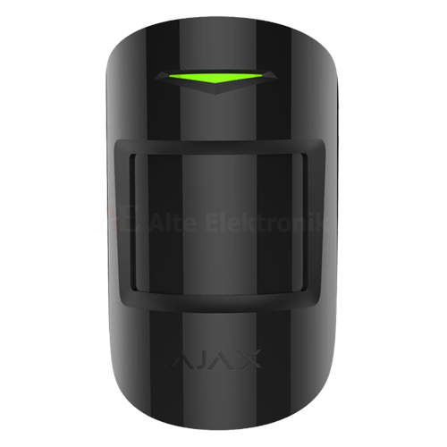 Ajax, Hareket PIR + Mikrodalga Dedektör, SİYAH - MotionProtect Plus Jeweller